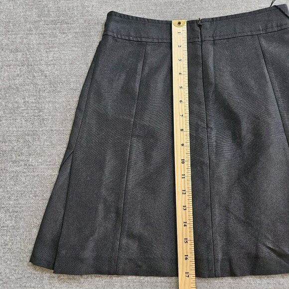 Balenciaga Paris Skirt S US 4 Black Cotton Blend Mini Designer Luxury Goth Chic - Picture 15 of 16